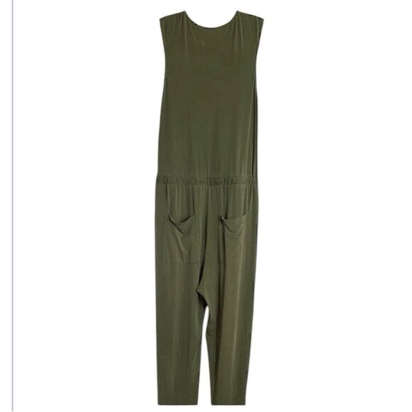 Heartloom Rivky Knit Jumpsuit in Olive Green XL NWOT - Picture 8 of 11